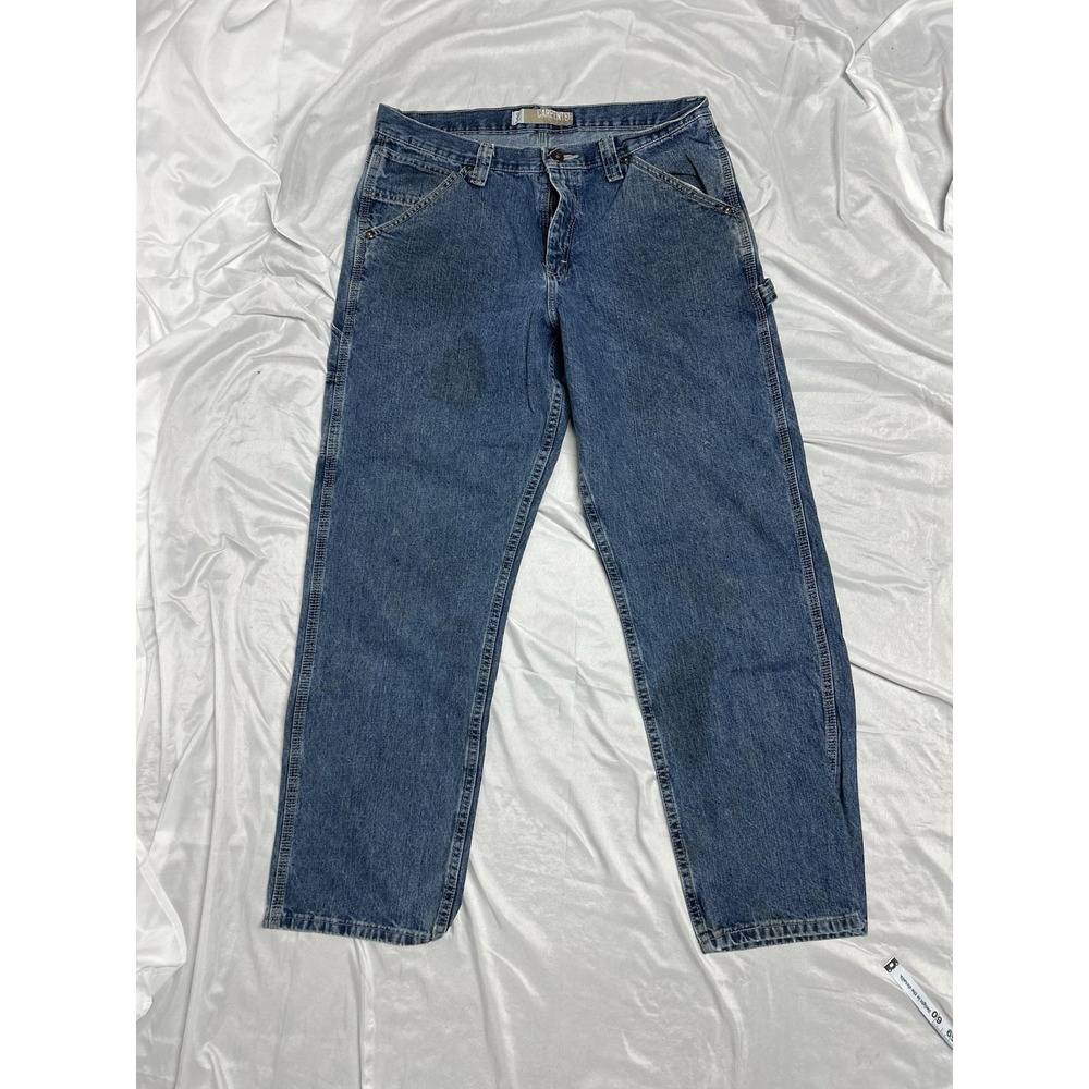 Lee Dungarees Vintage 90s Carpenter Jeans 33x30 Y2K Baggy Skater Grunge Workwear